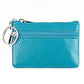 Genuine Leather Zipper Key Coin Purse