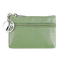 Genuine Leather Zipper Key Coin Purse