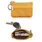 Genuine Leather Zipper Key Coin Purse
