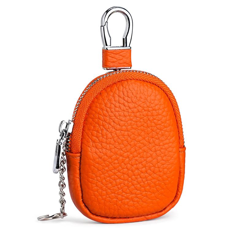 Mini Genuine Leather Earphone Data Cable Coin Bag