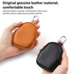 Mini Genuine Leather Earphone Data Cable Coin Bag