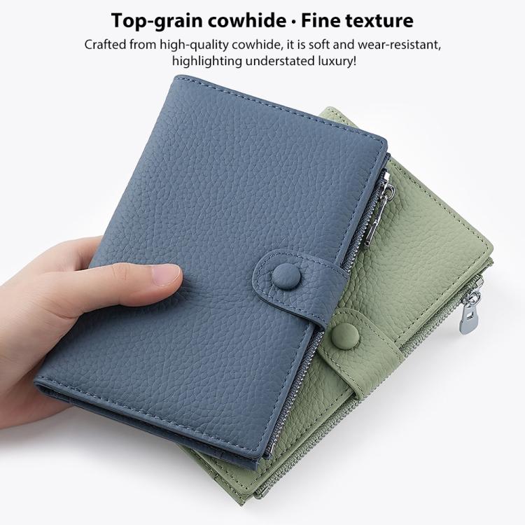 Genuine Leather RFID Anti-theft Document Storage Bag