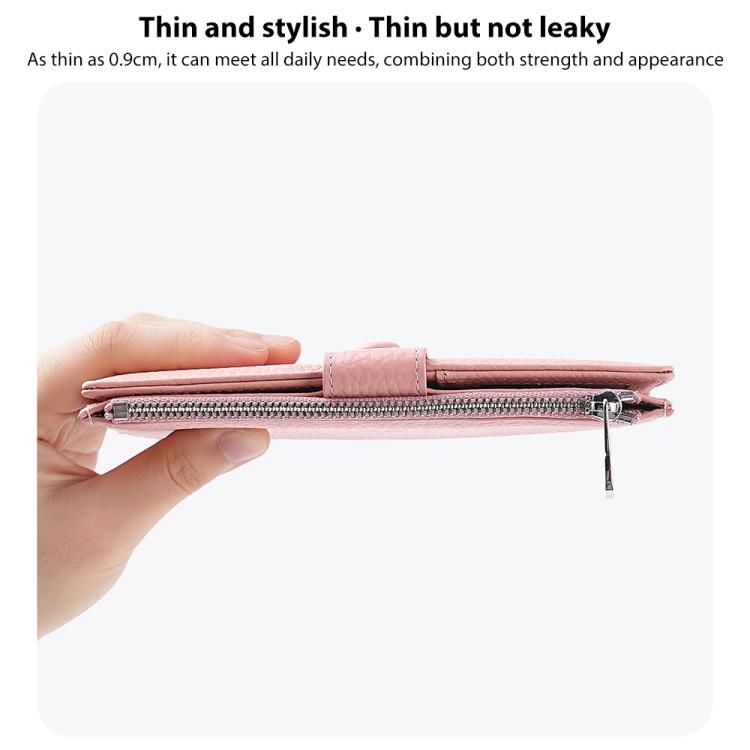 Genuine Leather RFID Anti-theft Document Storage Bag