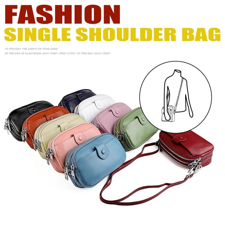Women Large Capacity Genuine Leather Crossbody Bag