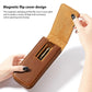 Crazy Horse Leather Magnetic Drawer Style Three Pieces Pencil Case