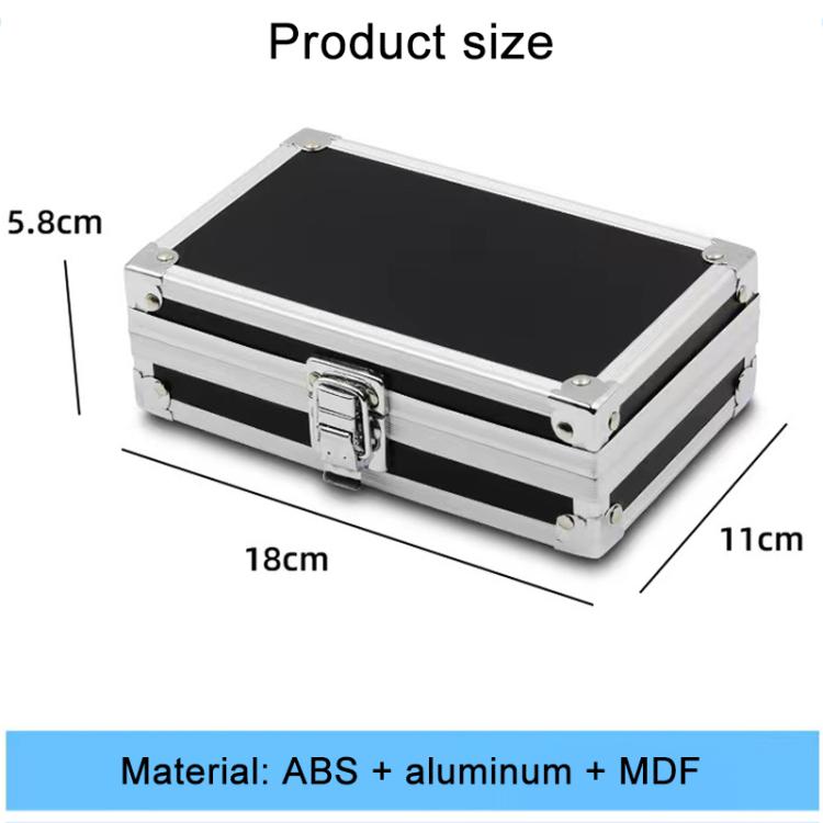 Aluminum Alloy Portable Toolbox with Buckle Lock