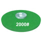 Green grinding disc for angle grinder, 2000 mesh grit abrasive wheel