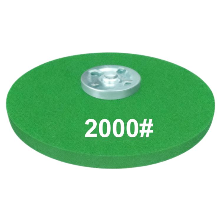 Green grinding disc for angle grinder, 2000 mesh grit abrasive wheel
