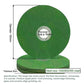 Green grinding disc with center hole, mesh sizes listed on product