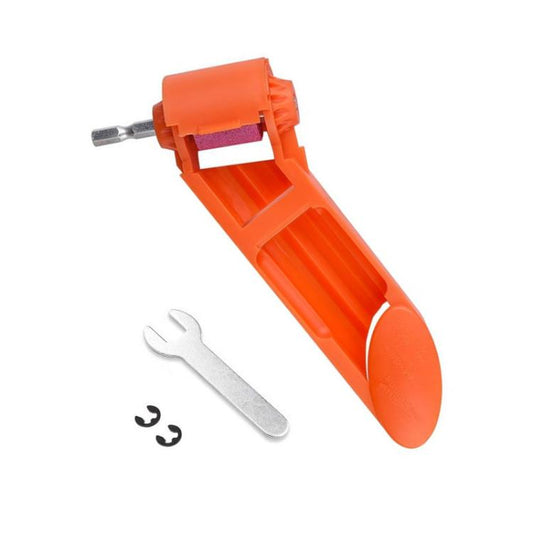 Portable Drill Bit Grinding Wheel Sharpener Quick Sharpening Grinder, Blue Grinding Tool Set, Orange Grinding Tool Set, Grinding Wheel + Wrench + Washer, Grinding Wheel