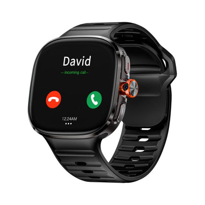 LOKMAT APPLLP 6 Max black smartwatch displaying an incoming call