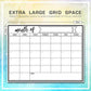 Monthly Plan Magnetic Refrigerator Message Board, 21x28cm, 42x29.7cm