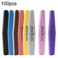 100pcs/Pack Diamond Shaped Nail Art Sanding Sponge File Manicure Tool, without LOGO, with LOGO