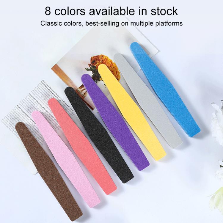 100pcs/Pack Diamond Shaped Nail Art Sanding Sponge File Manicure Tool, without LOGO, with LOGO