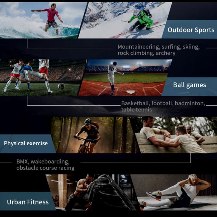 Sports smartwatch shown during outdoor activities and ball games