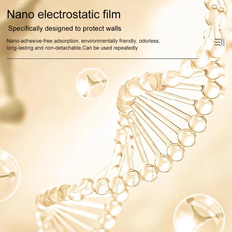 Clear electrostatic wall protective film, residue-free, 45cm wide