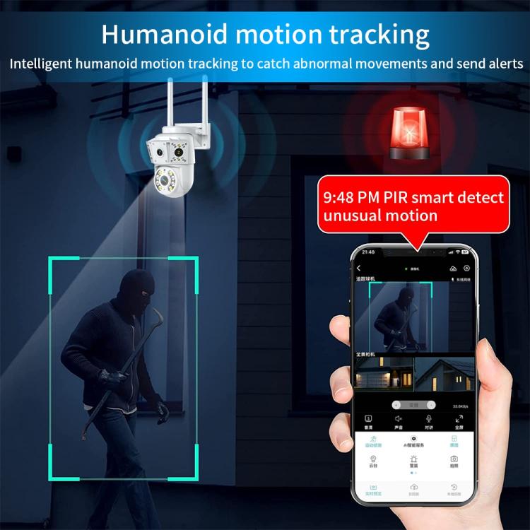 K30 1080P 3-screen Surveillance Camera, K30