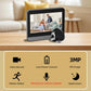 RH-PD9 video doorbell on tabletop with 4.3-inch screen display and round camera module