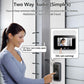 RH-TPD10-W 4 inch IPS Screen Tuya Smart Two-Way Audio Intercom WiFi Video Doorbell