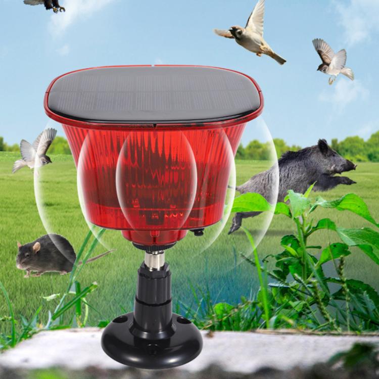 Orchard Sound and Light Alarm Solar Powered Animal Repellent