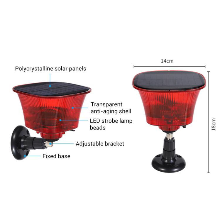 Orchard Sound and Light Alarm Solar Powered Animal Repellent