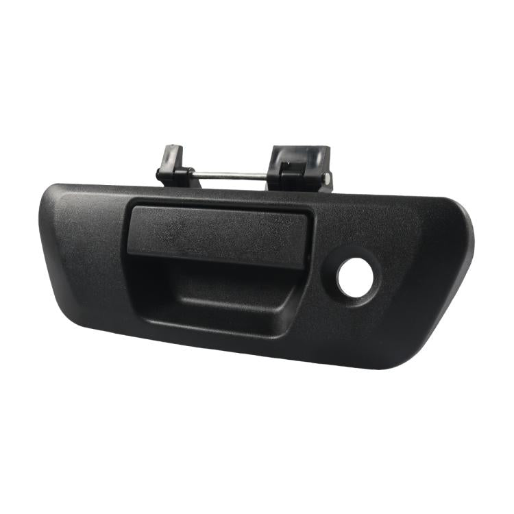 Black rear door exterior handle for Nissan Navara, with keyhole opening