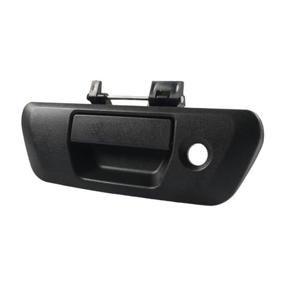 Black rear door exterior handle for Nissan Navara, with keyhole opening