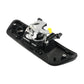 Rear door handle assembly, black housing with metal latch and wiring connector