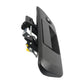Rear door handle with integrated latch mechanism, black cover and yellow insulator