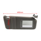 Gray right car sun visor, 400mm x 169mm size markings, vanity mirror