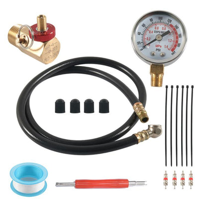 Air Tank Repair Kit Pressure Gauge, 19pcs / Set