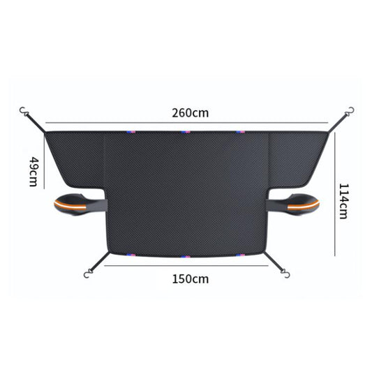 SUITU ST-3959 Car Thickened Oxford Cloth Magnetic Snow and Sunshade Front Windshield Cover