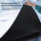 Black textured windshield snow cover with edge for quick lift removal