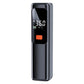 Portable car air pump with digital display and orange control button