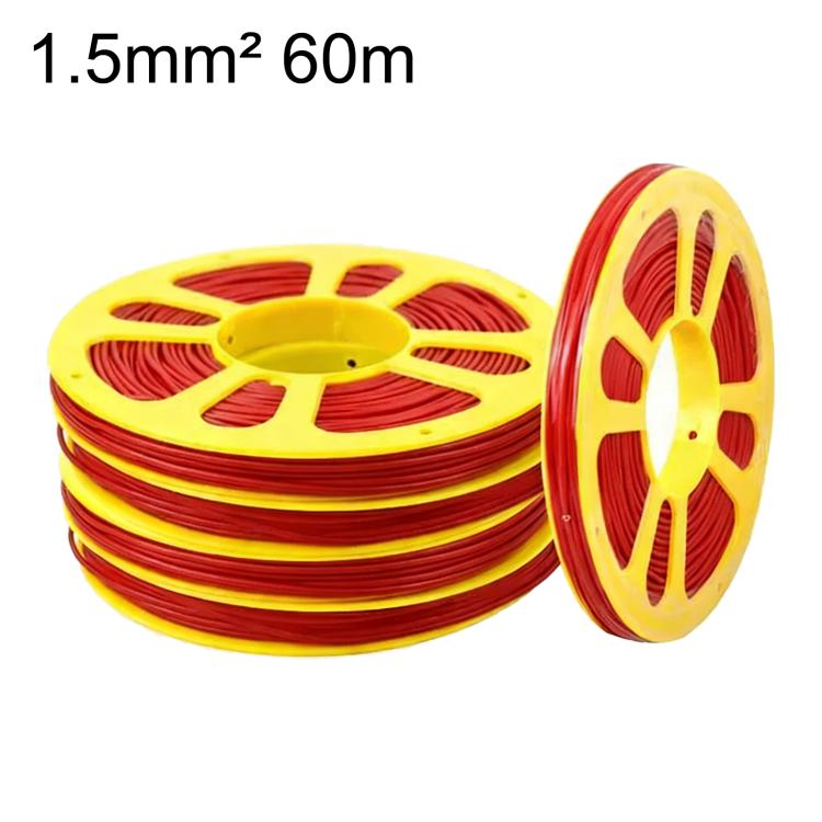 60m Car Pure Copper Core Insulated Electrical Cable, 0.75 Square, 1 Square, 1.5 Square