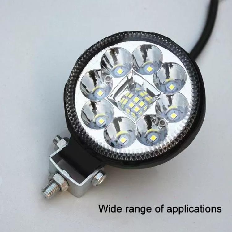 DC12-80V 3 inch Round Motorcycle High-intensity Ultra-bright LED Spotlight