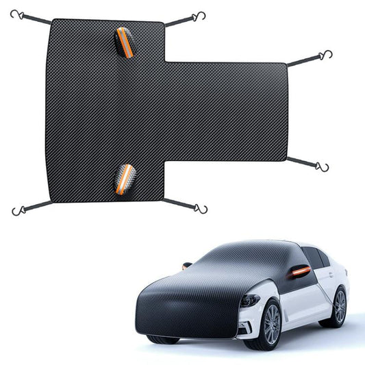 SUITU ST-3964 Universal Car Oxford Fabric Snowproof Sunshade Half Car Cover Protective Cover