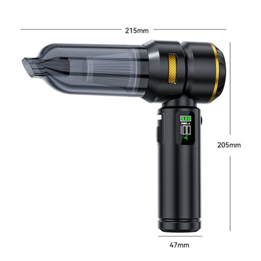 SUITU ST-6704BPlus Car Digital Display Blow Suction Combo Vacuum Cleaner, Extended Dustbin