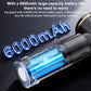SUITU Handheld Blow Suction Combo Removable Battery Car Vacuum Cleaner, One Touch Dustbin Emptying, Extended Dustbin