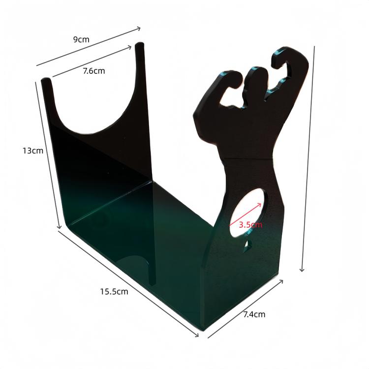 Creative Acrylic Desktop Wine Rack Wine Storage Display Stand, Single Pack, 2pcs/Pack