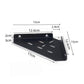 Wall-Mounted Acrylic Corner Shelf Triangular Storage Rack, Single Pack, 2pcs/Pack