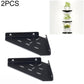 Wall-Mounted Acrylic Corner Shelf Triangular Storage Rack, Single Pack, 2pcs/Pack