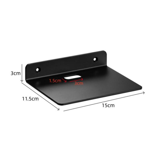 Small Wall-Mounted Acrylic Square Storage Rack Display Stand, Single Pack, 2pcs/Pack