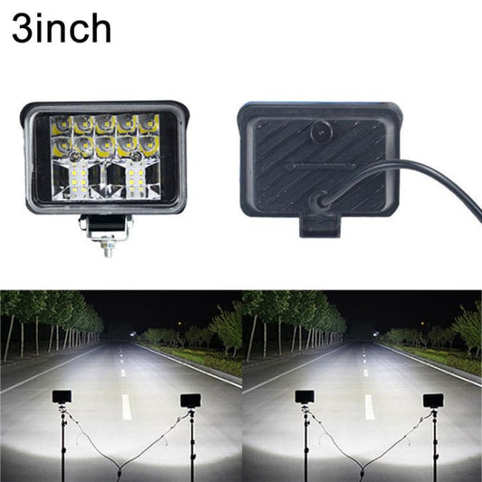 DC 12V-80V LED Super Bright Headlight Beam Driving Light for Electric Vehicle, Tractor, ATV/UTV, 15-LEDs Single Light, 3 inch 18-LEDs Single Light, 4 inch 30-LEDs High Low Light, 5 inch 48-LEDs High Low Light, 7 inch 57-LEDs High Low Light             ...