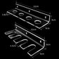 2pcs/Set Wall-Mounted Clear Acrylic Baseball Bat and Baseball Storage Rack Display Stand