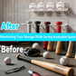 2pcs/Set Wall-Mounted Clear Acrylic Baseball Bat and Baseball Storage Rack Display Stand