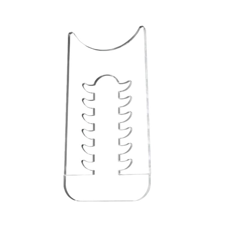 Adjustable Clear Acrylic Furniture Anti-Slip Protective Gasket Wall Spacers, Single Set/Pack, Two Set/Pack