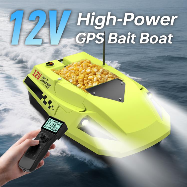 D50E GPS High Speed Smart Remote Control Fishing Bait Boat with Sonar Sensor, EU Plug, US Plug, UK Plug