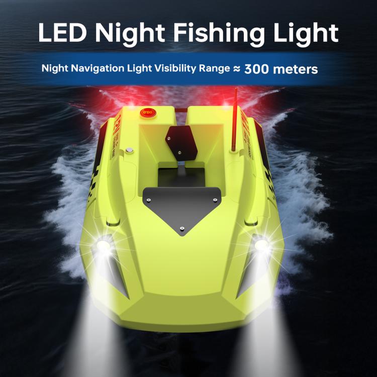 D50E GPS High Speed Smart Remote Control Fishing Bait Boat with Sonar Sensor, EU Plug, US Plug, UK Plug