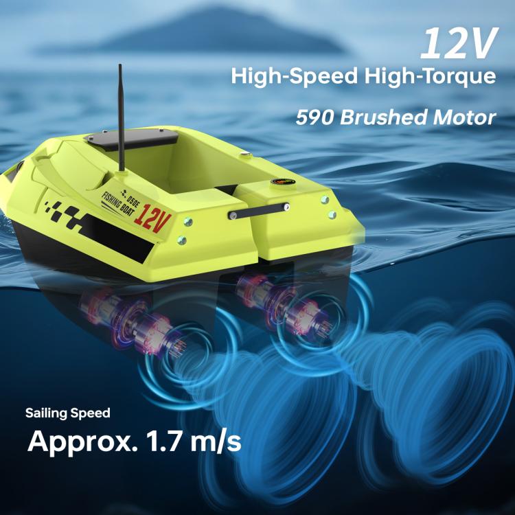 D50E GPS High Speed Smart Remote Control Fishing Bait Boat with Sonar Sensor, EU Plug, US Plug, UK Plug